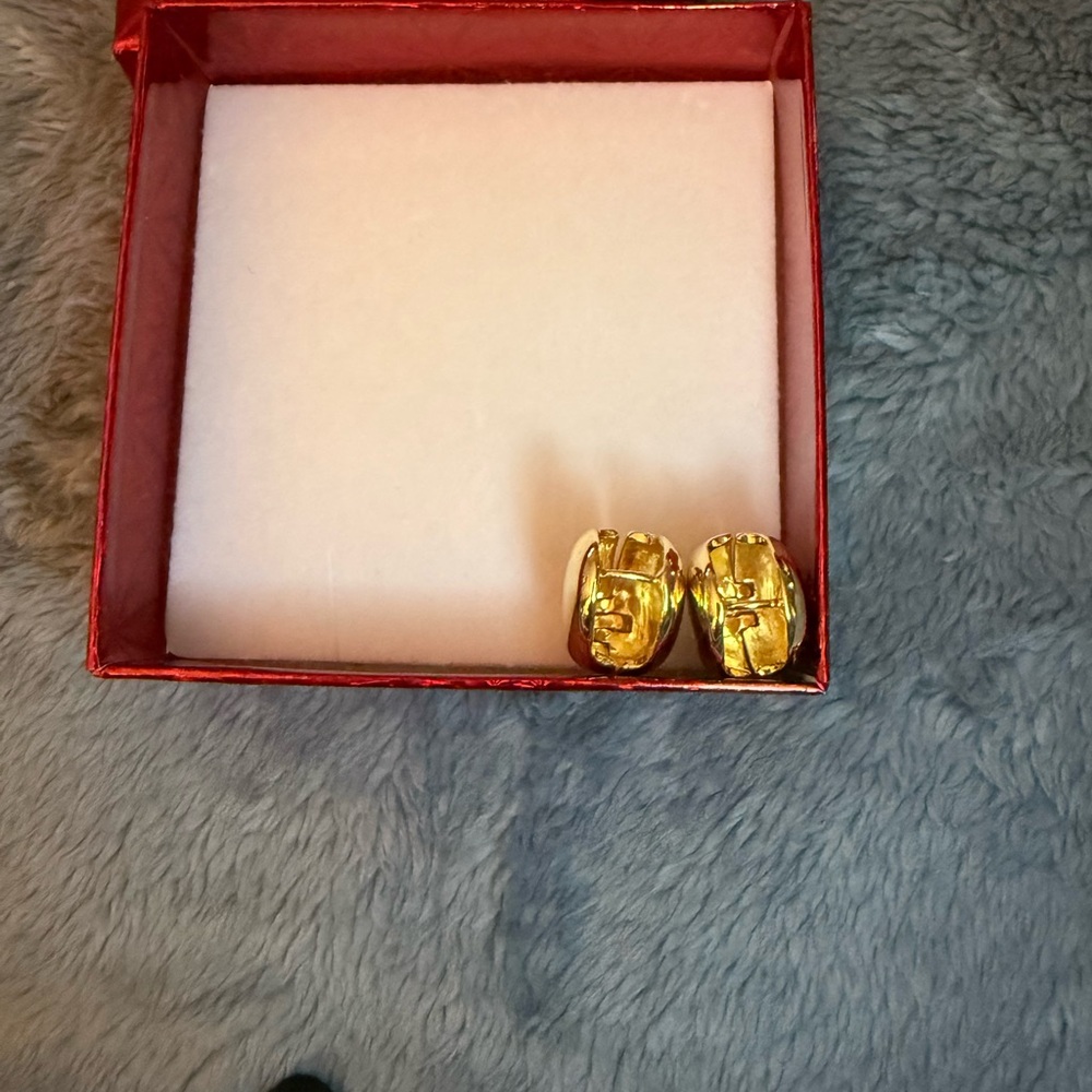 Gold Clip-On Earrings